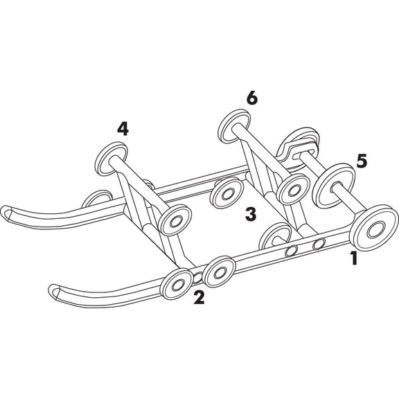Kimpex Idler Wheel, 7.87in. (200mm x 20mm) - Black