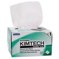 thumbnail image 1 of Kimtech Science Kimwipes Delicate Task Wipers, Non-Sterile, 1-Ply Tissues, 4 2/5 in x 8 2/5 in, 280 Wipes, 60 Packs, 16800 Total, 1 of 3