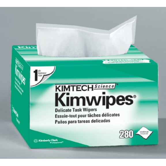 Kimtech Science Kimwipes Task Wipe Light Duty Disposable 4.4 X 8.4 Inch - Box of 280, 6 Pack