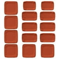 thumbnail image 1 of Kimunuk 14 Pcs Outdoor Slipcovers for Cushion, Replacement Outdoor Patio Cushion Covers with 3 Size, Waterproof and Zippered, Fit for Outdoor Furniture, Patio Sofa Couch, Covers Only, Orange, 1 of 6