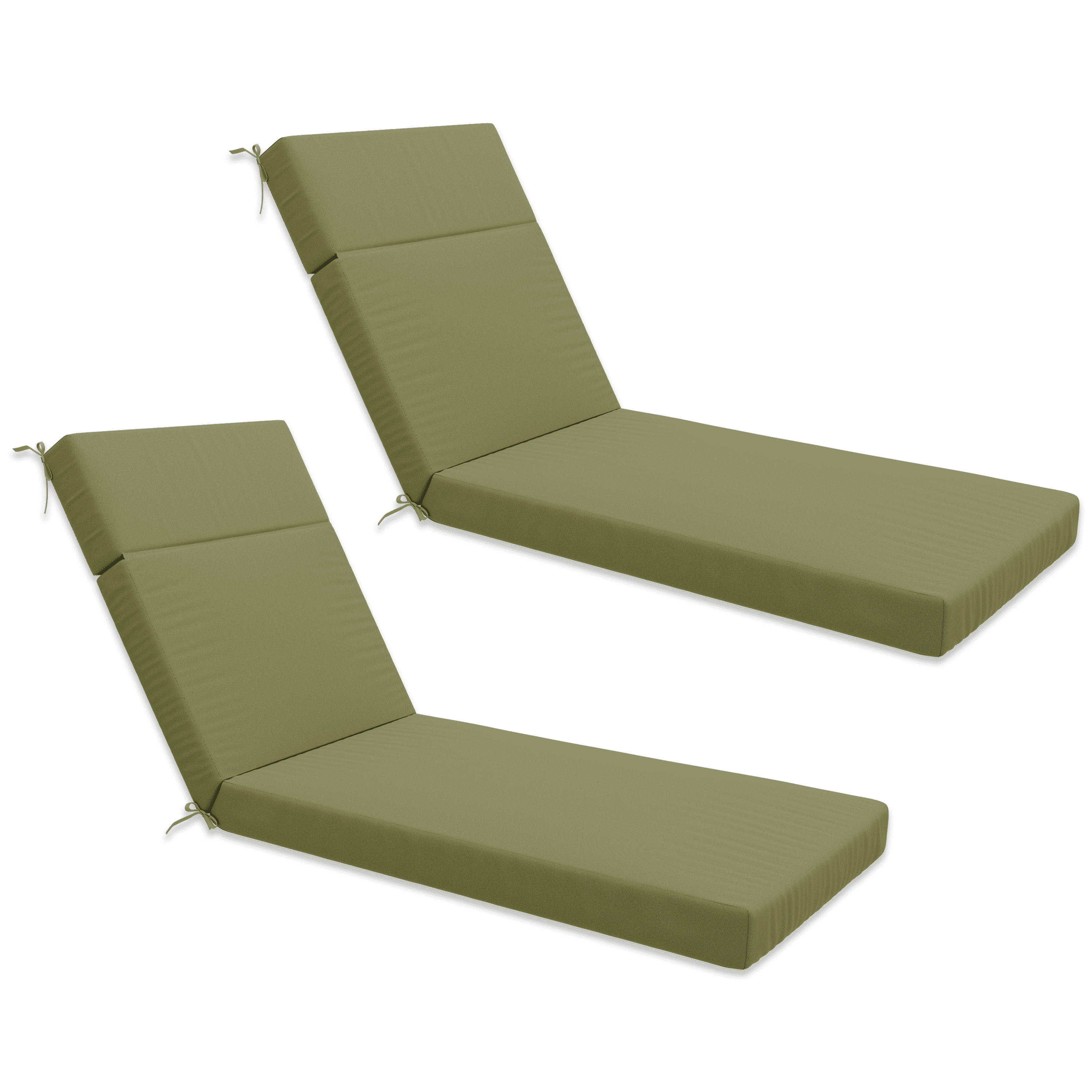 Kimunuk 2-Piece Outdoor Chaise Lounge Cushion Recliner Cushion, Beach