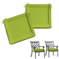 thumbnail image 1 of Kimunuk 2Pcs Outdoor Chair Cushions Slipcovers, 18.5" x 16" Replacement Waterproof Non-Slip Patio Seat Cushion Covers with Handle,Grass Green, 1 of 7