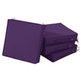 thumbnail image 1 of Kimunuk 4 Pack Outdoor Chair Cushions, 19" x 19" Waterproof Outdoor Seat Cushions Couch Pads with Ties & Handle for Patio Furniture, Purple, 1 of 5