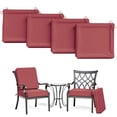 thumbnail image 1 of Kimunuk 4Pcs Outdoor Slipcovers for Chair Cushions , 18.5" x 16" Replacement Waterproof Non-Slip Patio Seat Cushion Covers with Handle,Fuchsia Red, 1 of 7