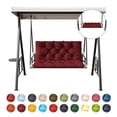 thumbnail image 1 of Kimunuk Outdoor Cushion , 40" X 40" X 5" Waterproof Bench Chair Replacement Cushion with 6 Ties for Patio Porch, Green, 1 of 7