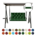 thumbnail image 1 of Kimunuk Outdoor Swing Cushion , 40" X 40" X 5" Waterproof Bench Chair Replacement Cushion with 6 Ties for Patio Porch, Green, 1 of 7