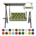 thumbnail image 1 of Kimunuk Outdoor Swing Cushion , 40" X 40" X 5" Waterproof Bench Chair Replacement Cushion with 6 Ties for Patio Porch, Light Green, 1 of 7