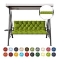 thumbnail image 1 of Kimunuk Outdoor Porch Swing Cushion, 60" X 40" X 5" Waterproof Bench Chair Replacement Cushion with 6 Ties for Patio, Grass Green, 1 of 7