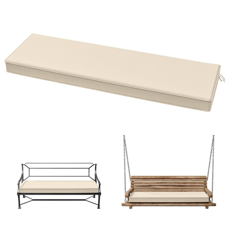 Kimunuk Outdoor Bench Cushion 60 x 18 x Inch, Memory Foam