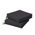 thumbnail image 1 of Kimunuk Outdoor Chair Cushions set of 2, 18.5" x 16" Zipped Waterproof Outdoor Seat Cushions Couch Pads with Ties for Patio Furniture, Grey, 1 of 6