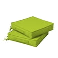thumbnail image 1 of Kimunuk Outdoor Chair Cushions set of 2, 19" x 19" Zipped Waterproof Outdoor Seat Cushions Couch Pads with Ties for Patio Furniture, Grass Green, 1 of 6