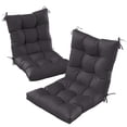 thumbnail image 1 of Kimunuk Outdoor Chair Cushions Set of 2, 42 x 21 x 5 in Non Slip Porch Swing Cushion Seat Back Cushions with Ties for Indoor Patio Rocking Chair, Grey, 1 of 8