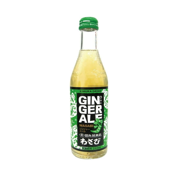 Kimura Wasabi Ginger Ale, 8.12 Fl Oz
