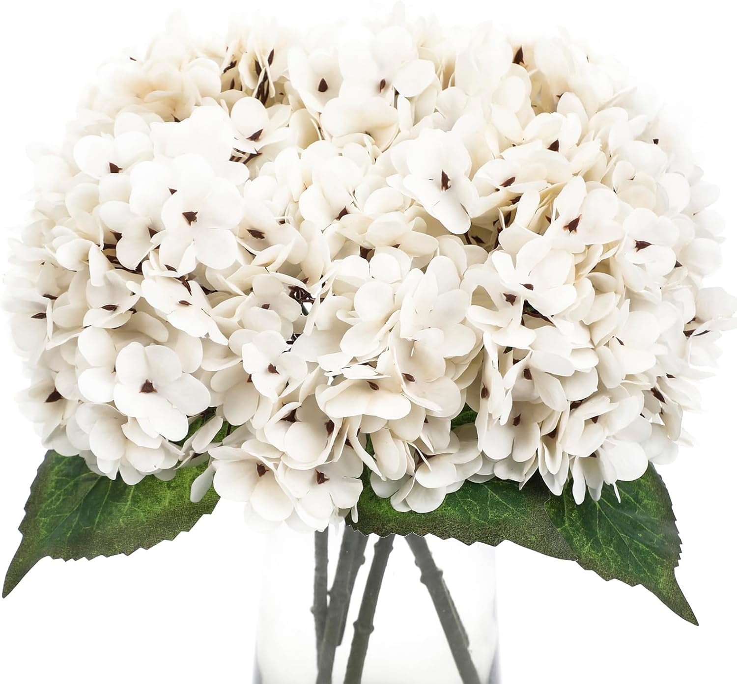 Ivory Silk Hydrangea Tabletop Centerpiece Bouquet