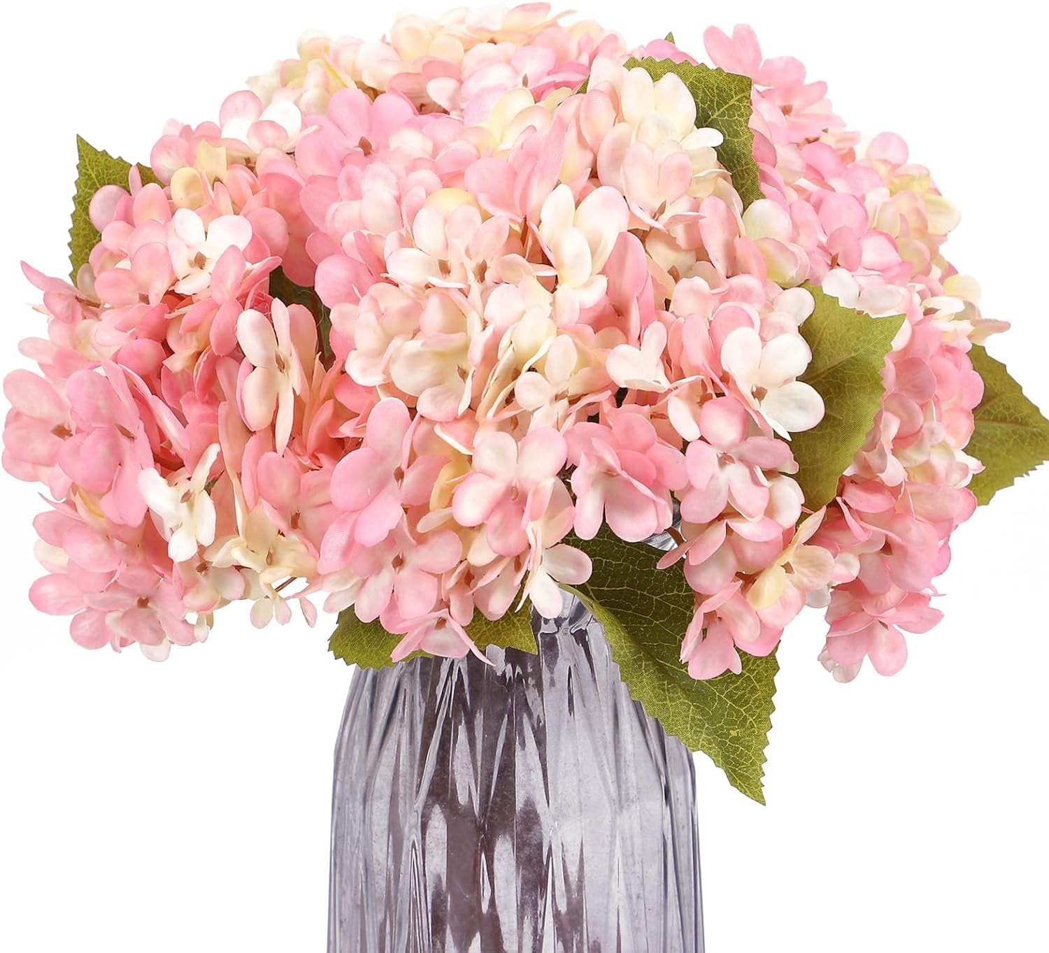 Ivory Silk Hydrangea Tabletop Centerpiece Bouquet