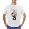 thumbnail image 1 of Kimurasansya Men’s Graphic T-shirt Vintage Short Sleeve Sport Tee White 5XL, 1 of 5