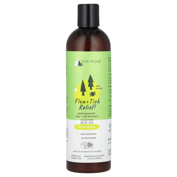 Flea+Tick Shampoo (Lemongrass)