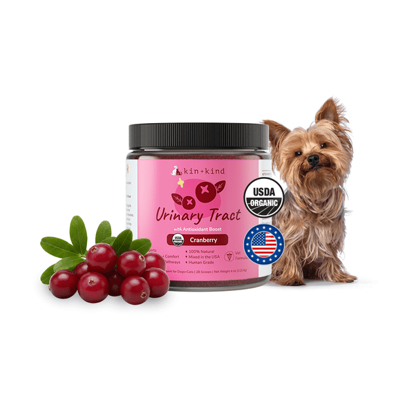 kin+kind Organic Urinary Tract Supplement for Dogs & Cats (Medium) - 4 oz
