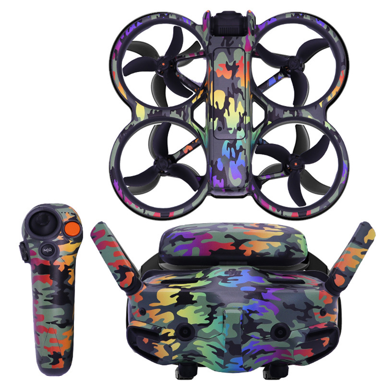 MightySkins Vinyl Decal Wrap For DJI Mavic Pro Drone - Green Marble Design, Protective Skin