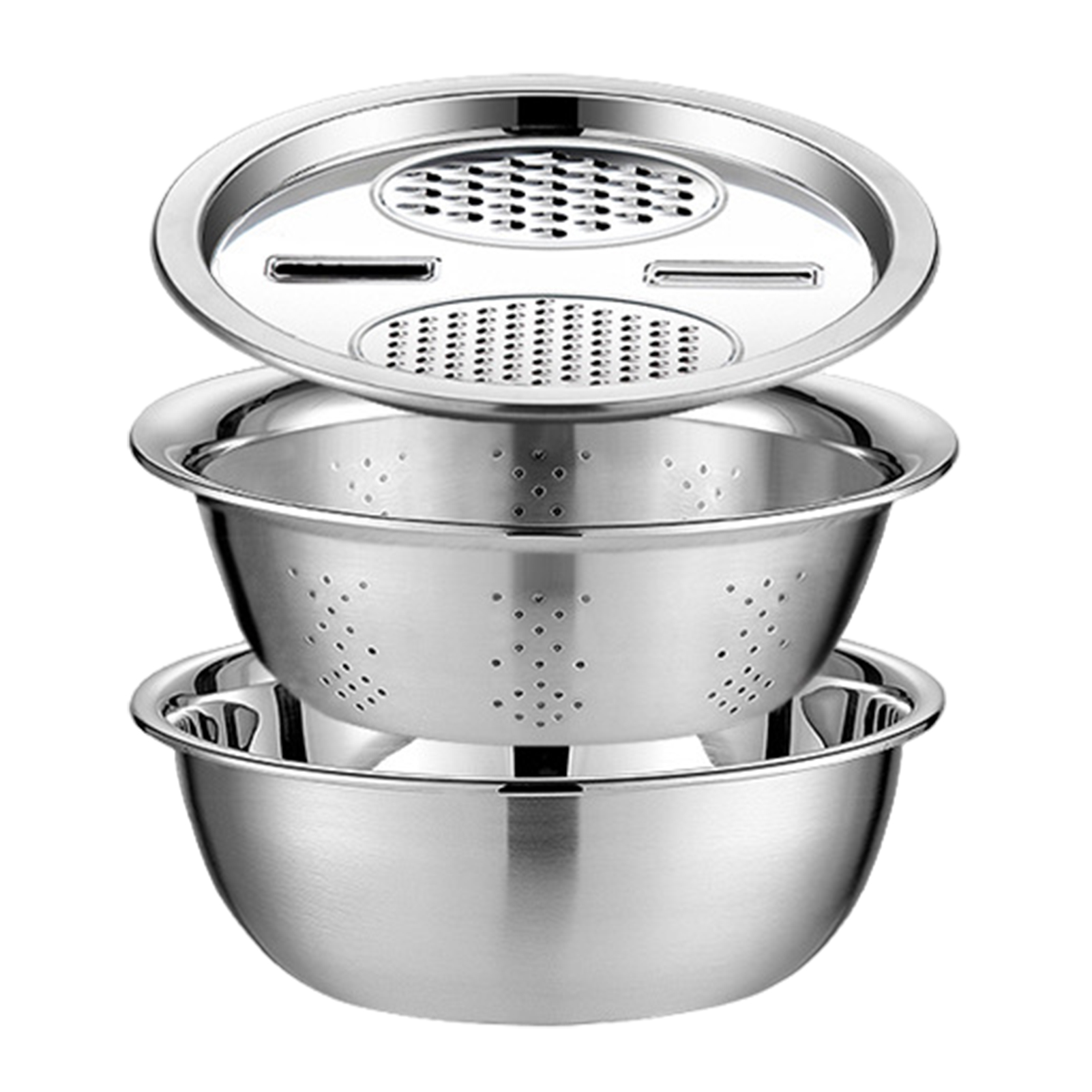 Kinaerty 1 Set Multifunctional Drain Basin Food Grade Stainless Steel ...