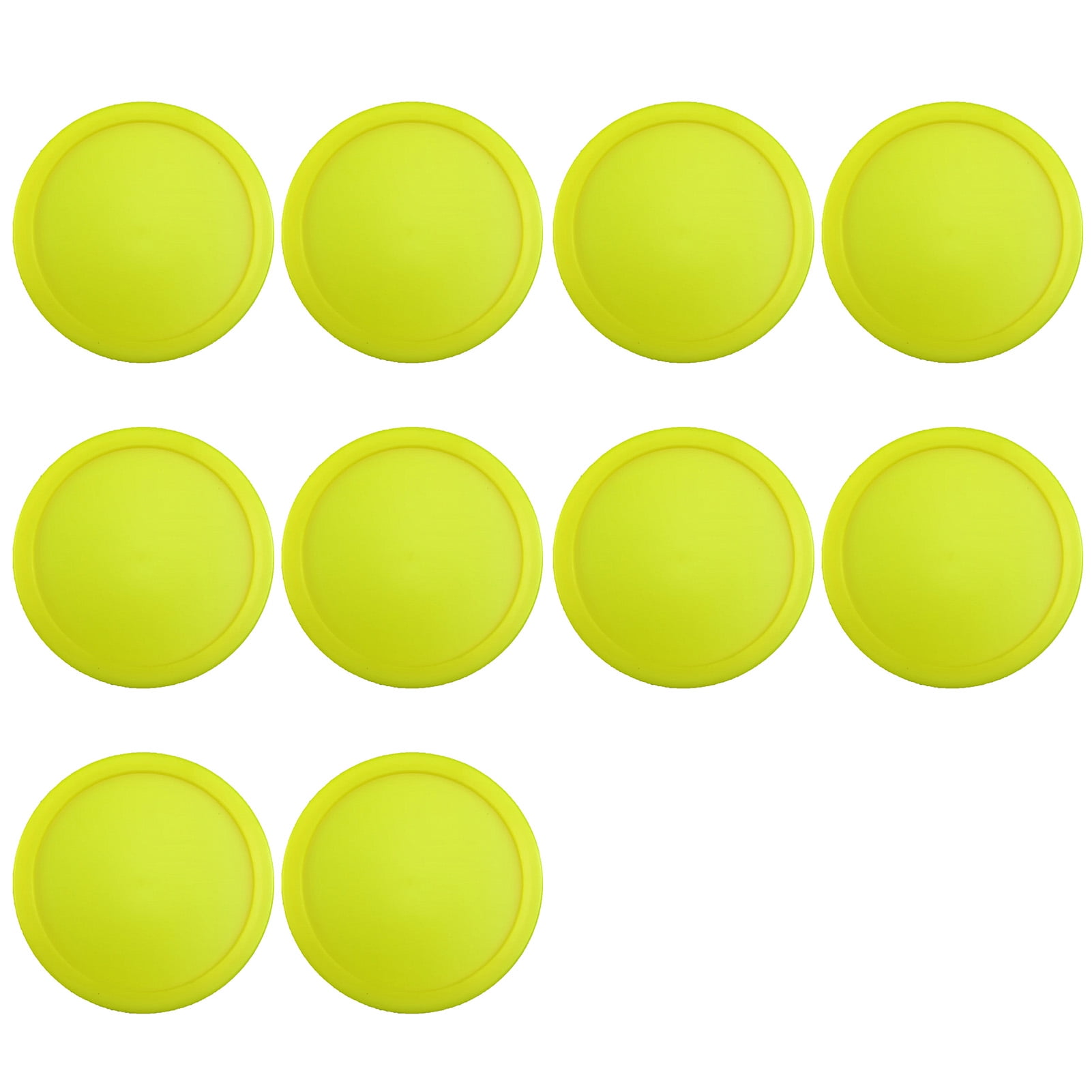 Kinaerty 10Pcs 64MM Air Hockey Pucks Heavy Duty Plastic Lightweight