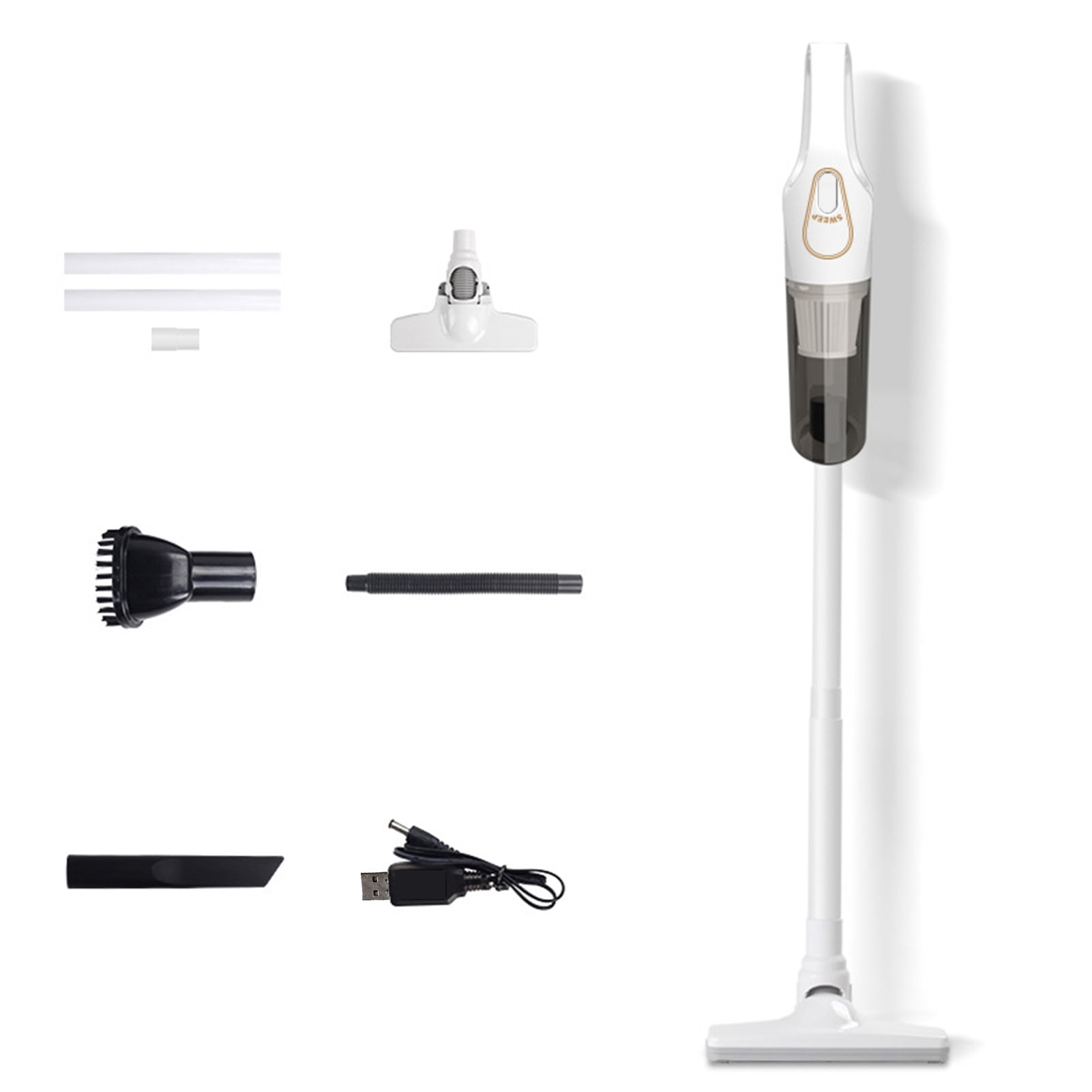 Kinaerty 3in1 Vacuum Cleaner Powerful Suction Low Noise Pet Hair Hard