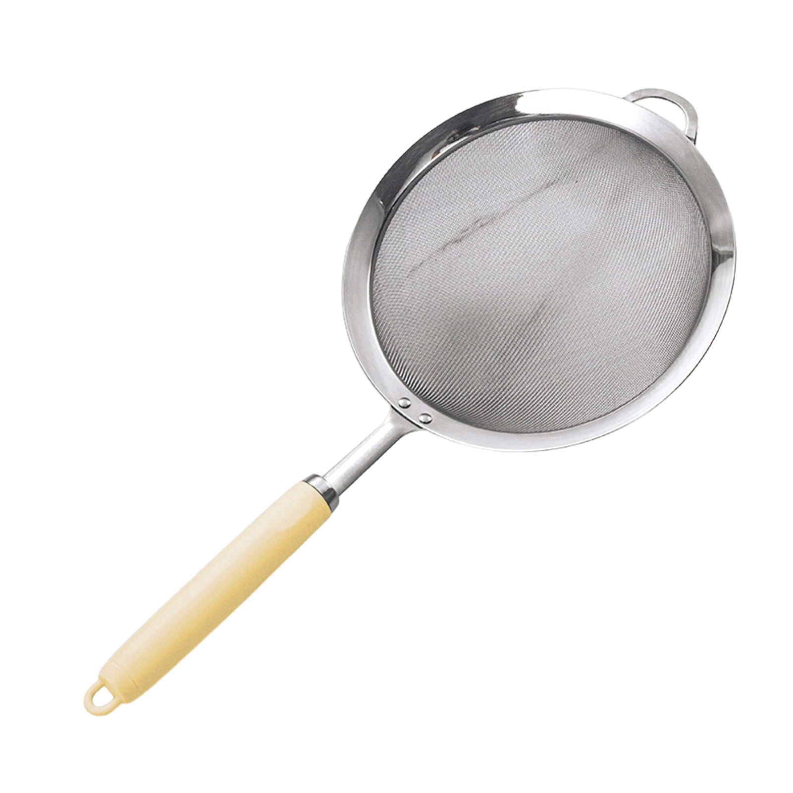 Kinaerty 304 Stainless Steel Mesh Strainer Ergonomic Handle Fine Mesh ...