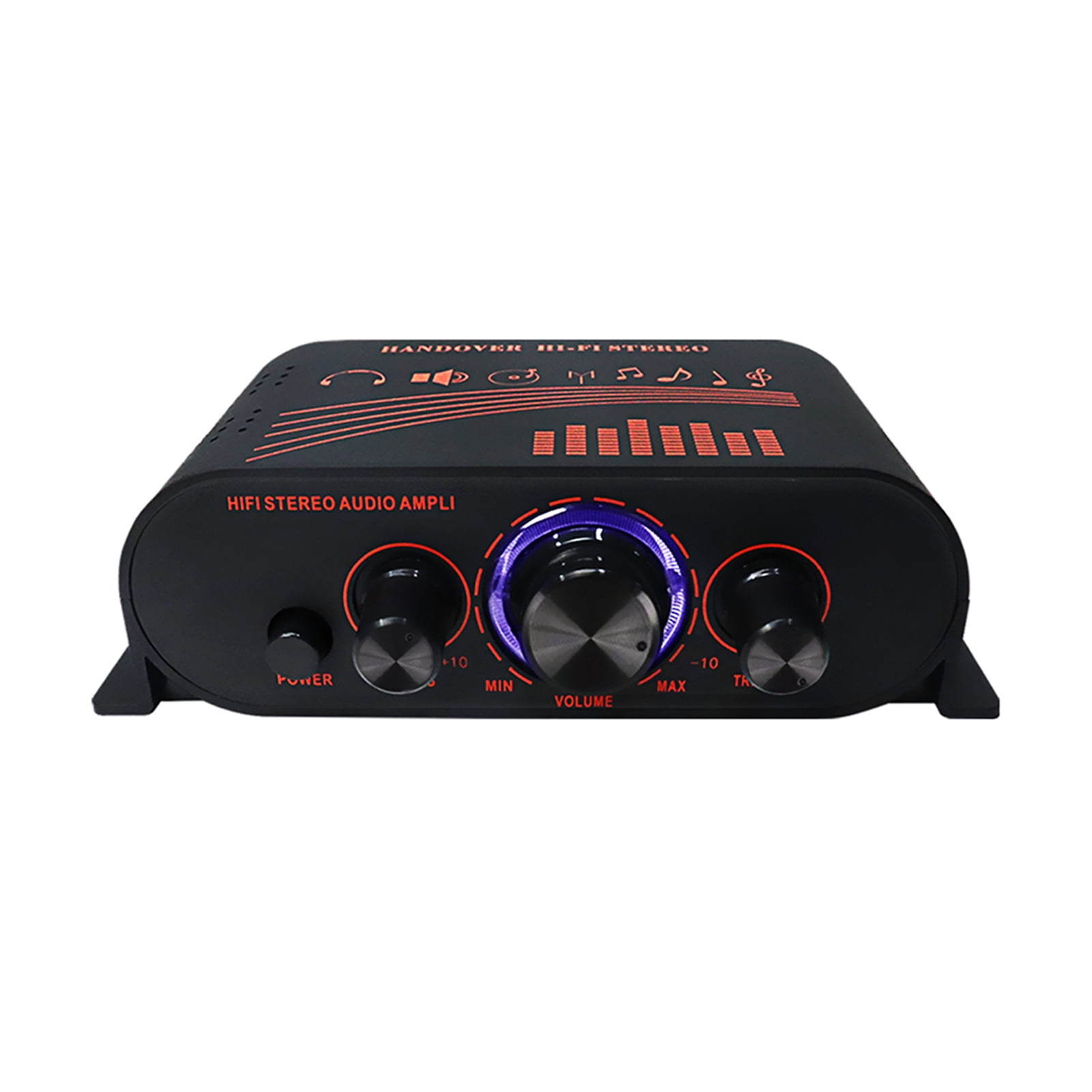 Kinaerty Amplifier 12V Car Home with LED Light Audio Player Clearer
