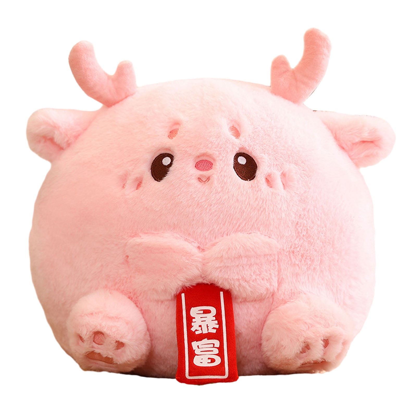 Kinaerty Cartoon Dragon Plush Doll New Year of 2024 Mascot Chinese