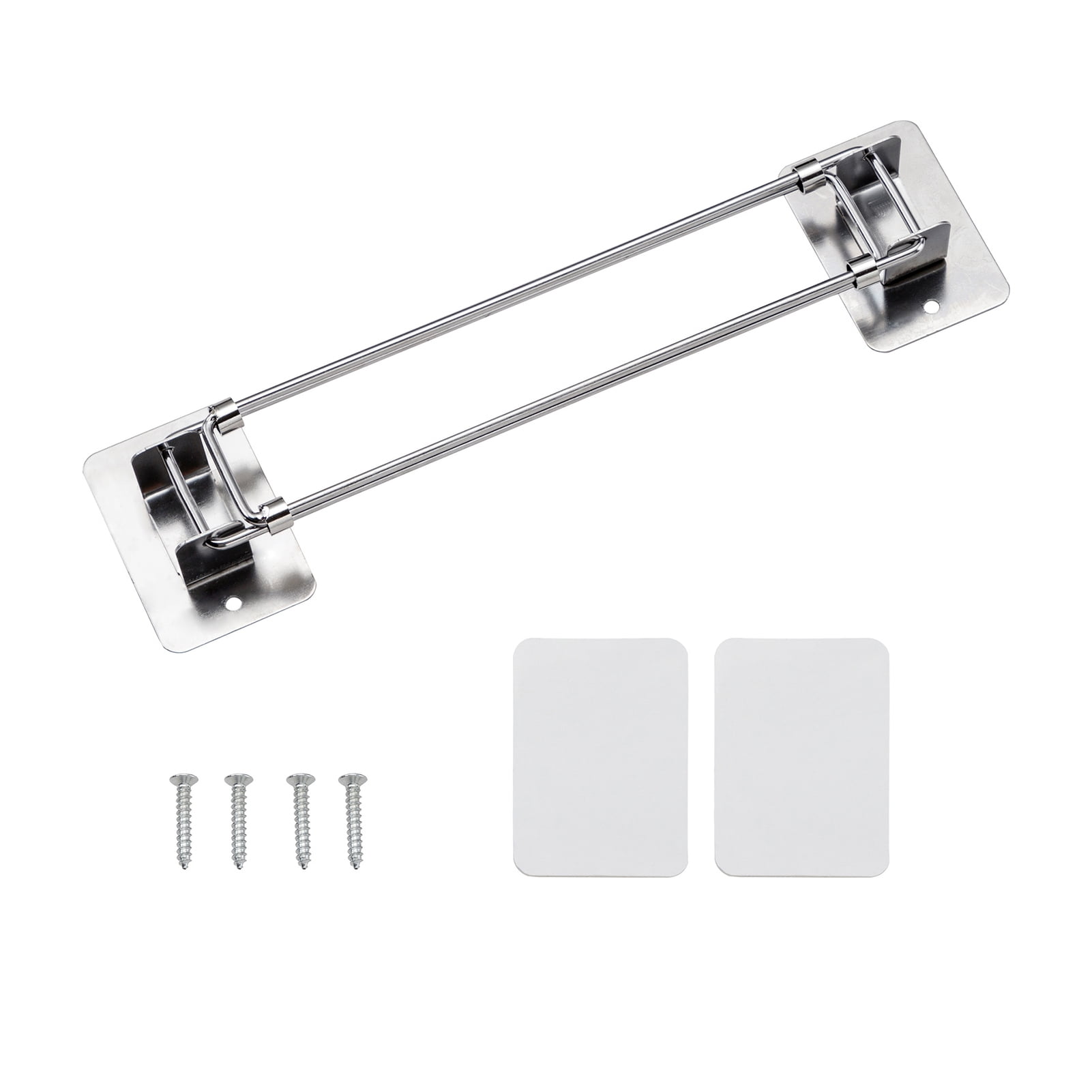 Kinaerty RV Shower Corner Storage Bar Adjustable Length Simple