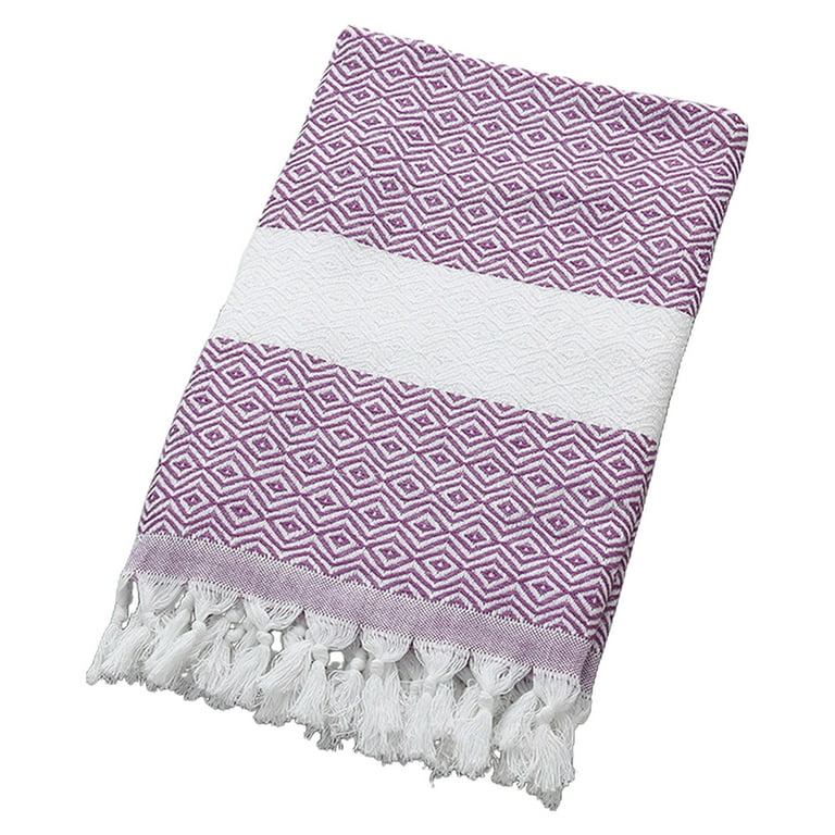 Kinaerty Turkish Hand Towels Stylish Boho Farmhouse Style with Tassels Quick drying Geometric Patterns Versatile Hand Towel Walmart