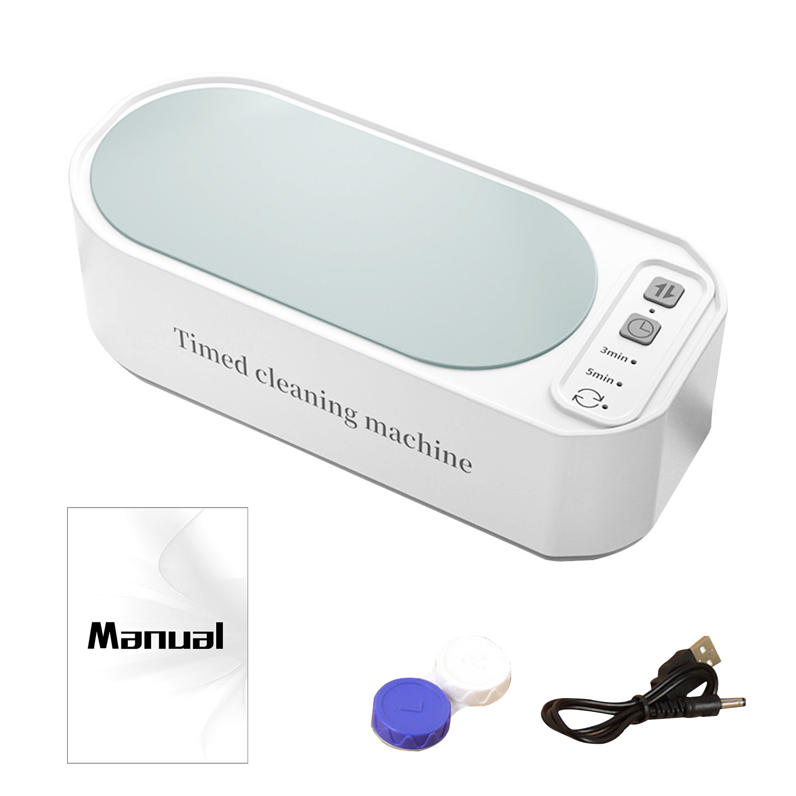 Kinaerty Ultrasonic Jewelry Cleaner Washing Machine Highfrequency