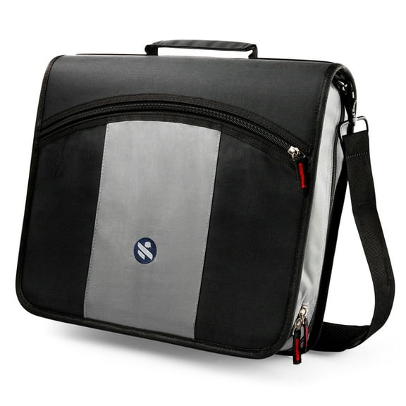 Kinbashi Round Ring 3-Inch Zipper Binder, Designed with Expanding Files