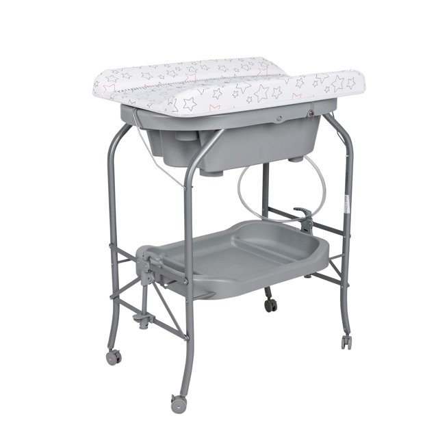 Kinbor Baby Diaper Changing Table 2 in 1 Portable Folding Changing