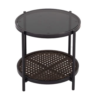 Shop Rattan Tables with Glass Tops for Outdoor and Patio Spaces