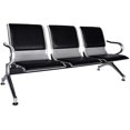 thumbnail interactive-video image 1 of Kinbor 3-Seat Office Reception Chair – Executive Side Waiting Room Visitor Sofa 1 of 2