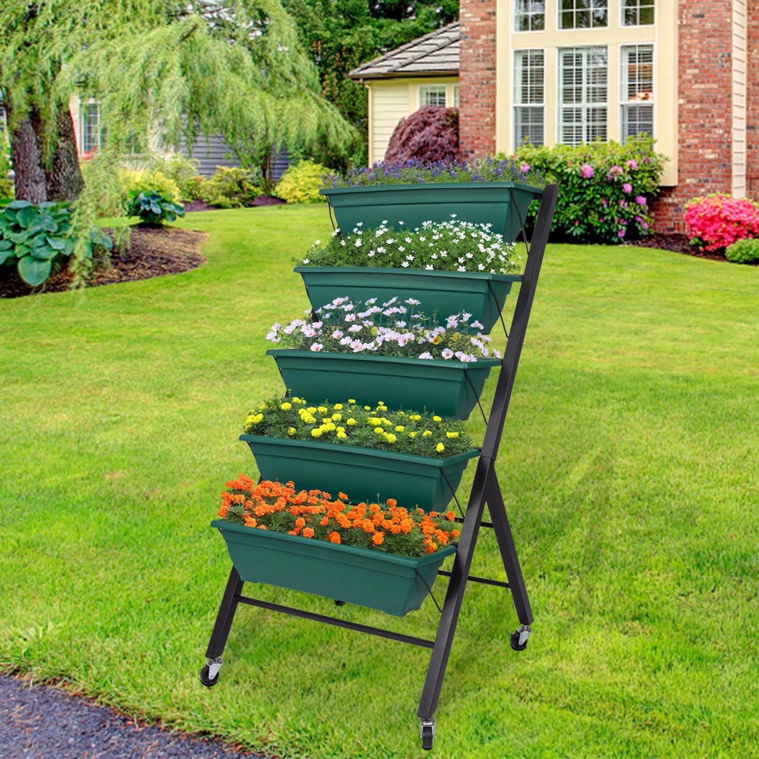 Kinbor Raised Garden Bed Vertical Garden Freestanding Elevated