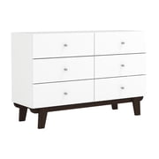 Kincaid Wood 6 Drawer Dresser, Matte White, by Hillsdale Living Essentials
