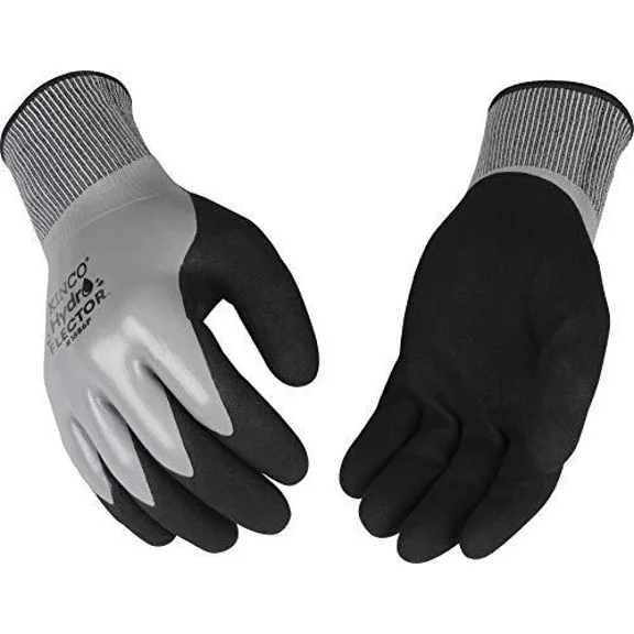 Kinco 1886P-L Hydroflector Lined Waterproof Nitrile Work Gloves, Extra Warm