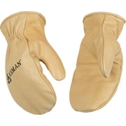 Kinco 1930 Axeman Heatkeep Thermal Lined Grain Cowhide Leather Mitt, Work, Medium, Palomino Pack of 6 Pairs