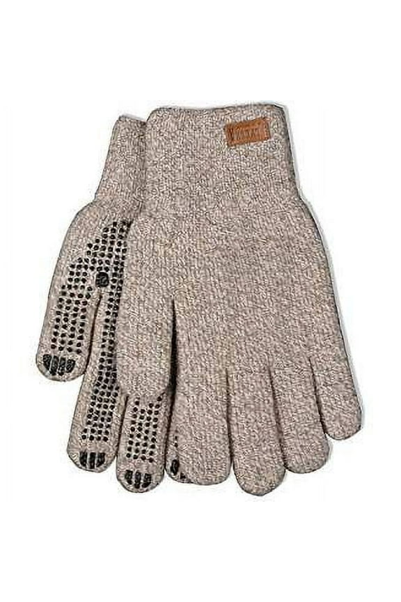 5299 Alyeska Ragg Wool Lined Full Finger Glove with PVC Dots - Medium