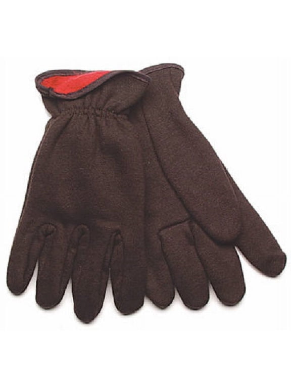 820RL-L Pair Of Men's Large Lined Poly / Cotton Jersey Gloves - Quantity of 6