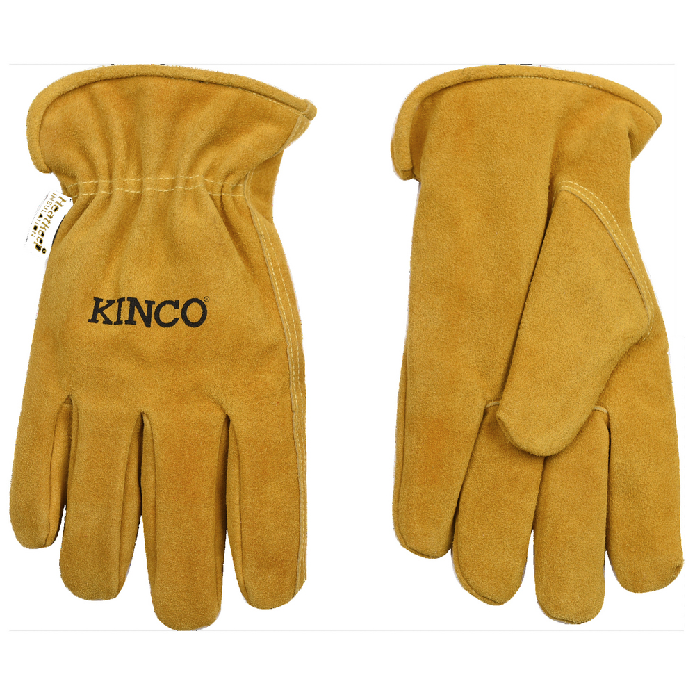Kinco Gloves UnisexAdult Kids Lined Suede Driver Gloves