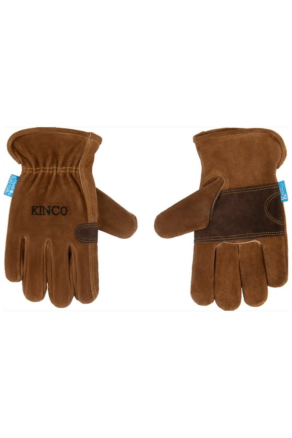 Gloves Unisex-Adult PW397P Hydroflector Water Resistant Suede Cowhide Driver Glove L