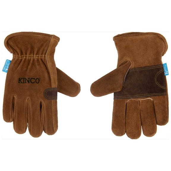Kinco Gloves Unisex-Adult PW397P Hydroflector Water Resistant Suede Cowhide Driver Glove M