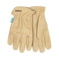 thumbnail image 1 of Kinco HydroFlector Men's Large Water-Resistant Tan Cowhide Driver Glove 398P-L, 1 of 2