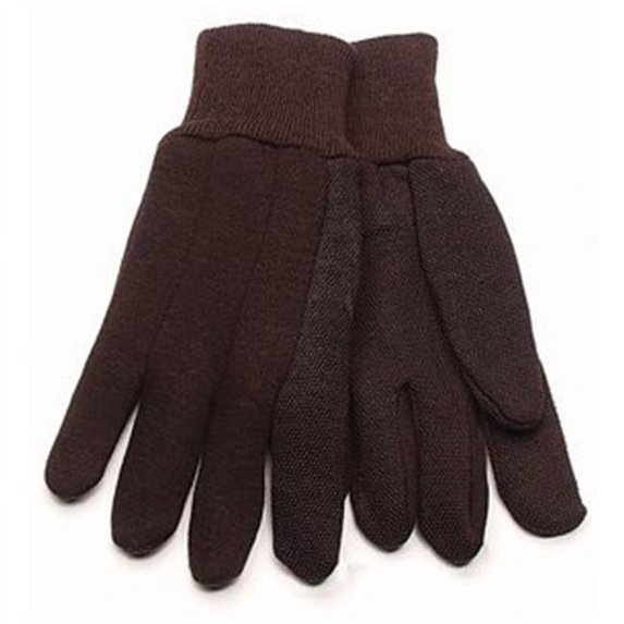 Kinco International 254778 9 oz Heavyweight PVC Dot Glove Brown - Small Pack of 12