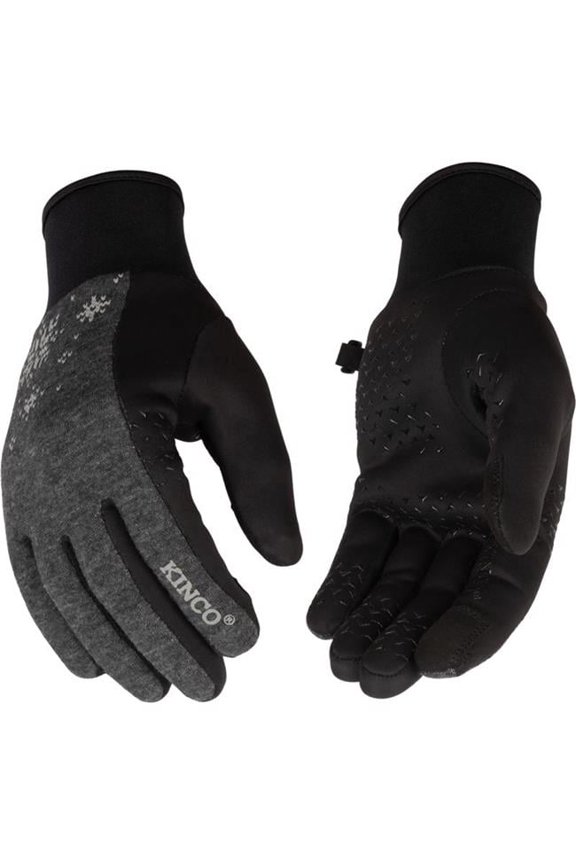 7028096 Womens Lightweight Gloves, Gray - Small - Set of 2