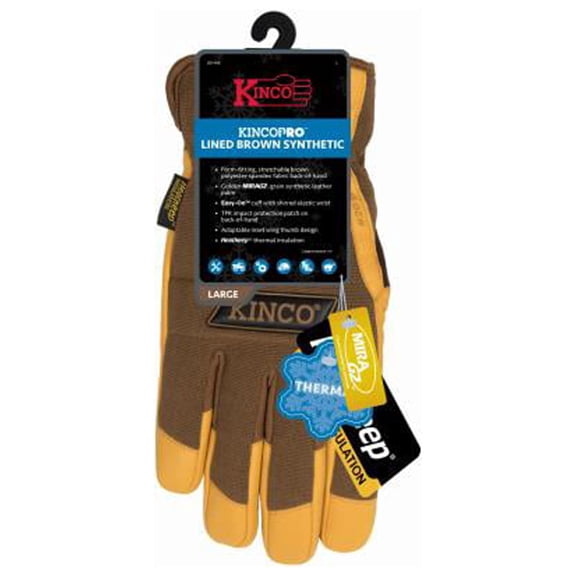 Kinco KincoPro MiraG2 Grain Faux Leather - Thermal Lined Work Glove - Men's