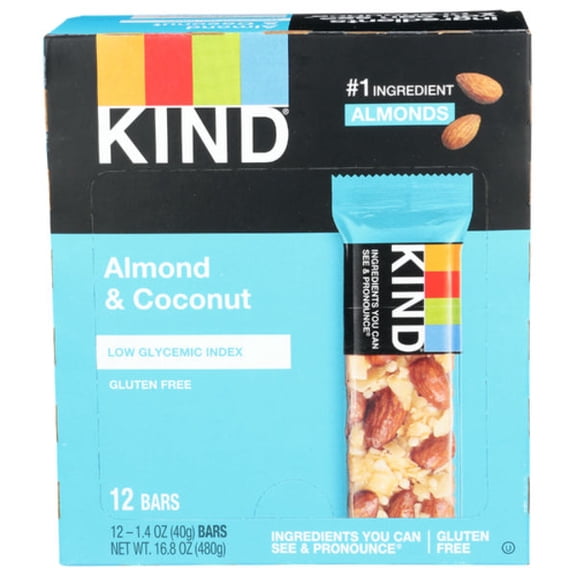 Kind Almond & Coconut 12 Pack Case 1.4 oz (Pack Of 3)